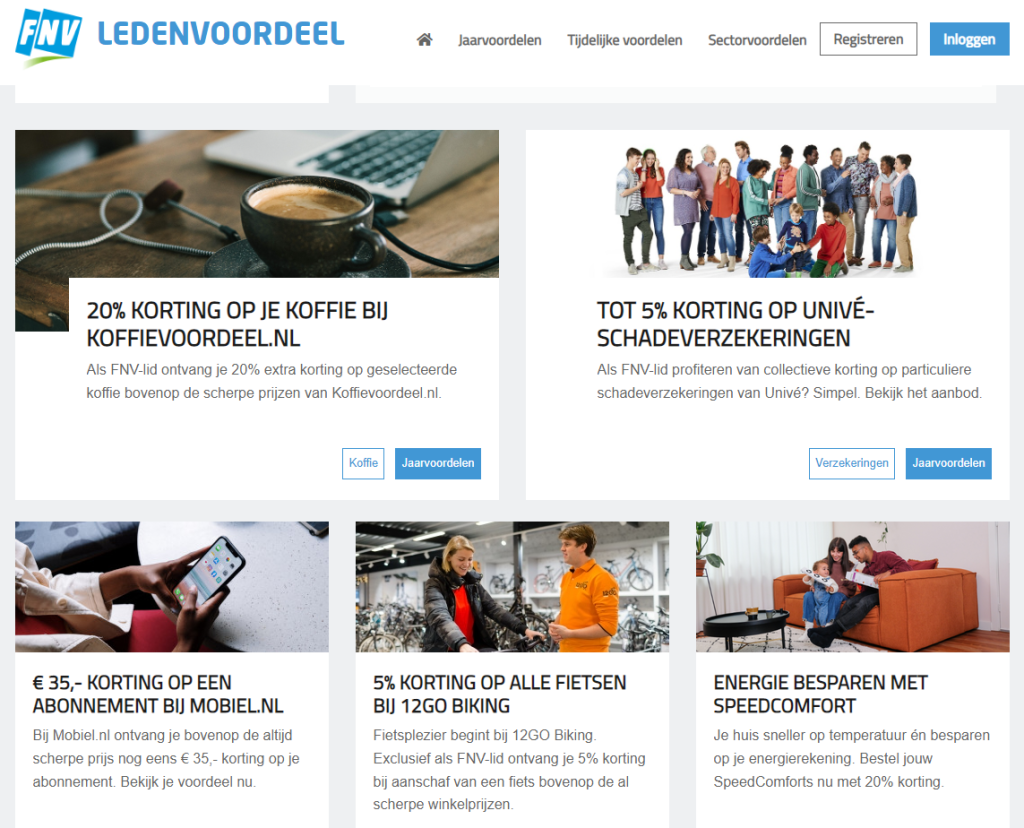 Wat voor voordelen wil jij?