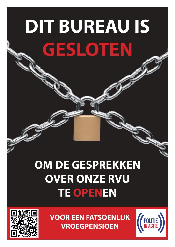 Dinsdag gaan de politiebureaus dicht voor het publiek