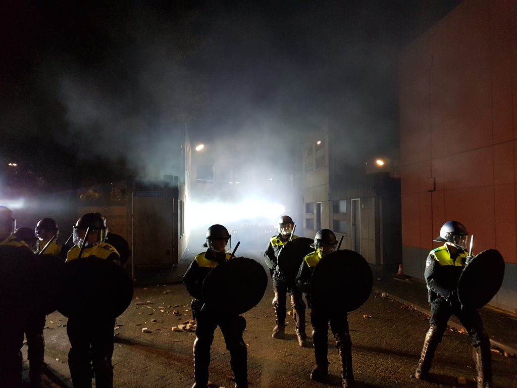 Vakbondsacties op komst bij de politie