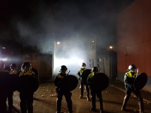 Vakbondsacties op komst bij de politie