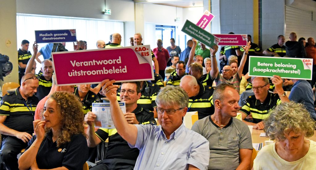 Bonden houden stevig vast aan hun CAO-inzet