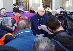 Pensioenprotest Binnenhof (15 feb)