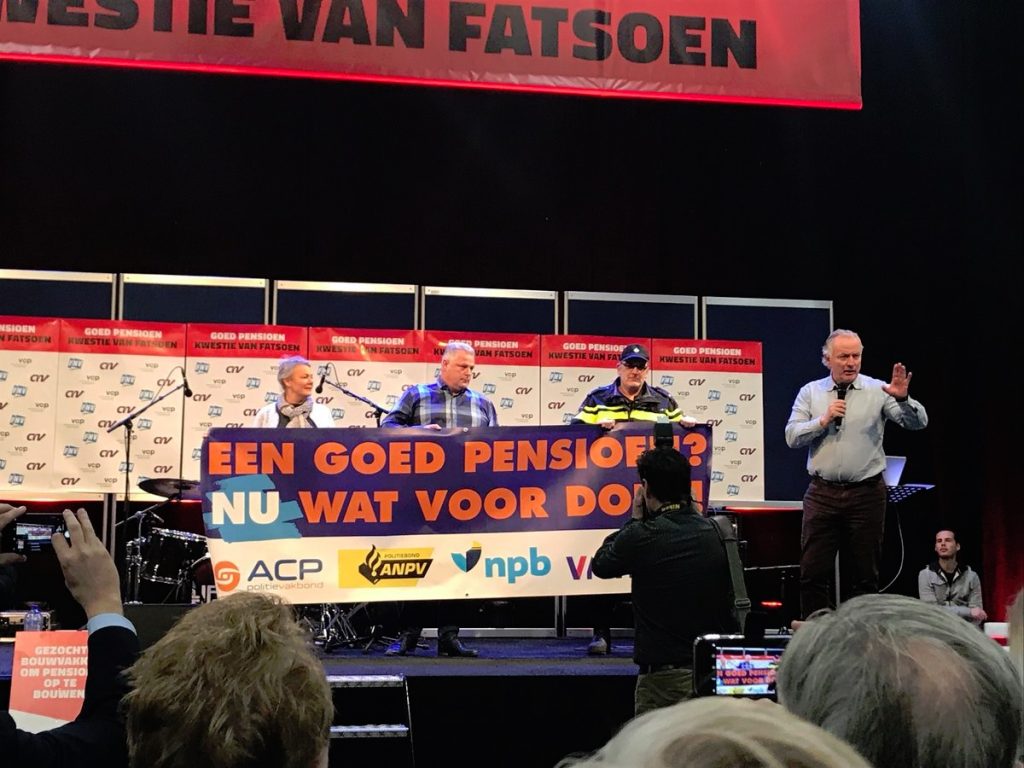 11 februari Actie #goedpensioen Den Haag
