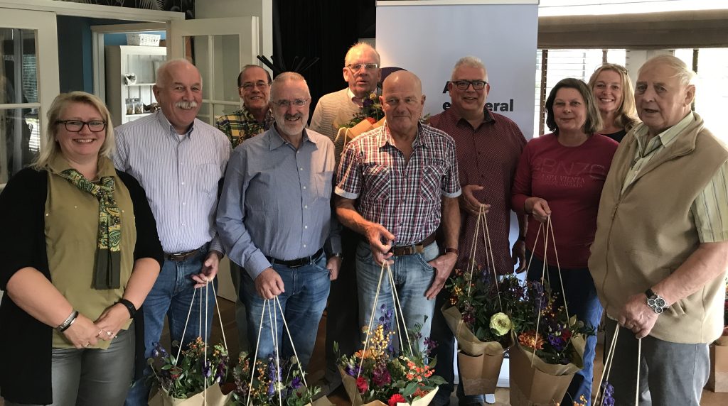 Afdeling Amsterdam huldigt jubilarissen