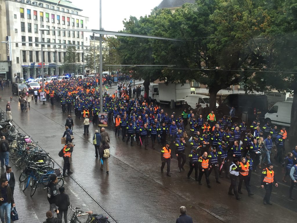 Krikke mag route protestmars ombuigen