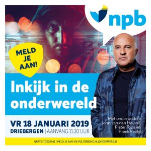 NPB-themadag over ondermijning (18 januari)