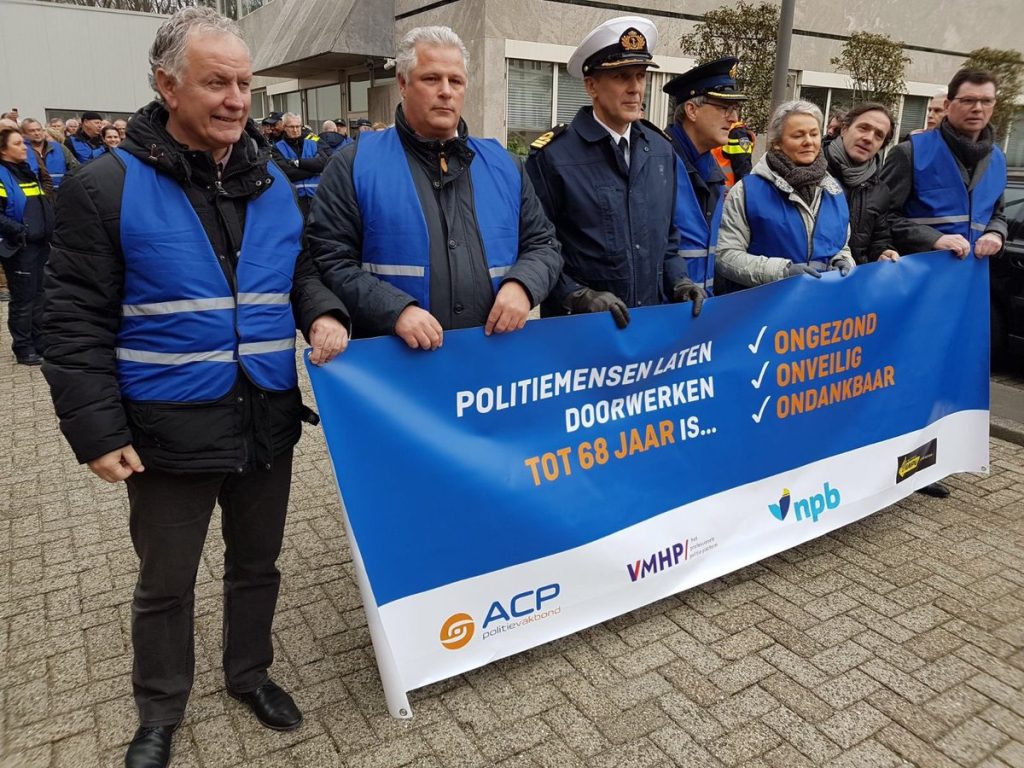 Petitie politiepensioen deels afgewezen