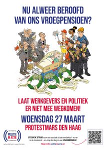 Oproep protestmars Den Haag woensdag 27 maart