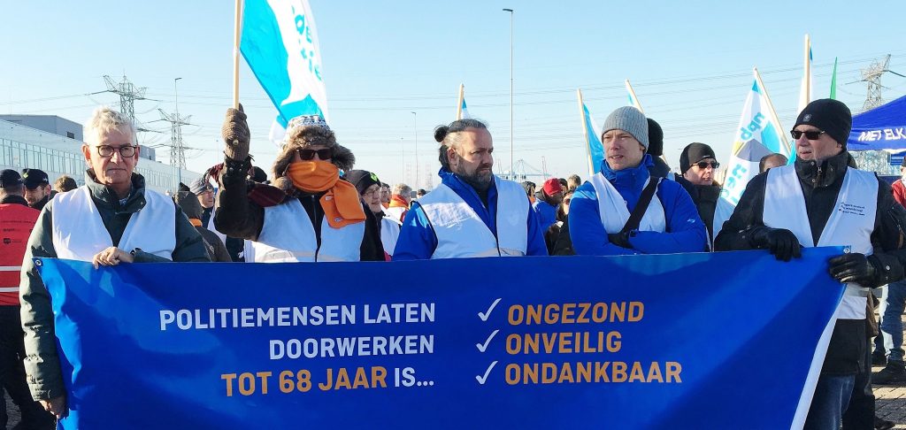 Politiebonden in actie voor vroegpensioen (RVU)