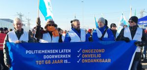 Politiebonden in actie voor vroegpensioen (RVU)