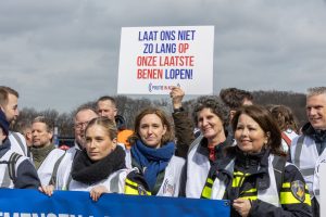 Politiebonden: Kleine doorbraak in conflict vroegpensioen