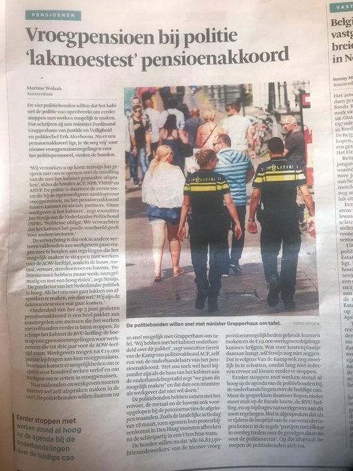 Vooruitgang in RVU-onderhandelingen