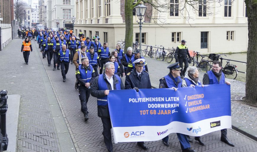 Politiebonden woedend over verbod pensioenactie